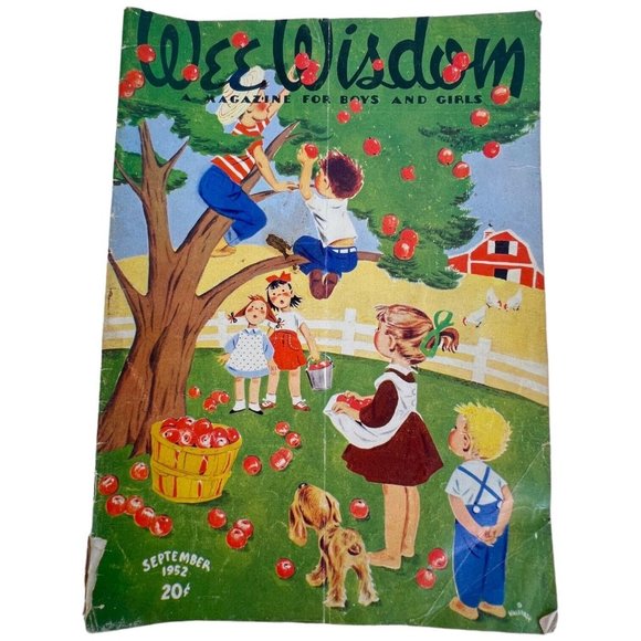Vintage Wee Wisdom Childrens Magazine Lot Of 7  Issues 1950s 1960s 1970s - Picture 2 of 13
